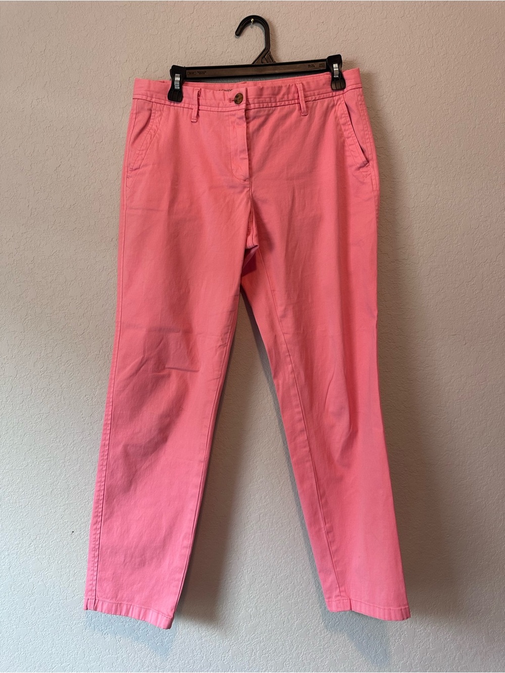 Talbots Coral Pink Straight-Leg Jeans